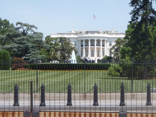 das Weiße Haus, von außen